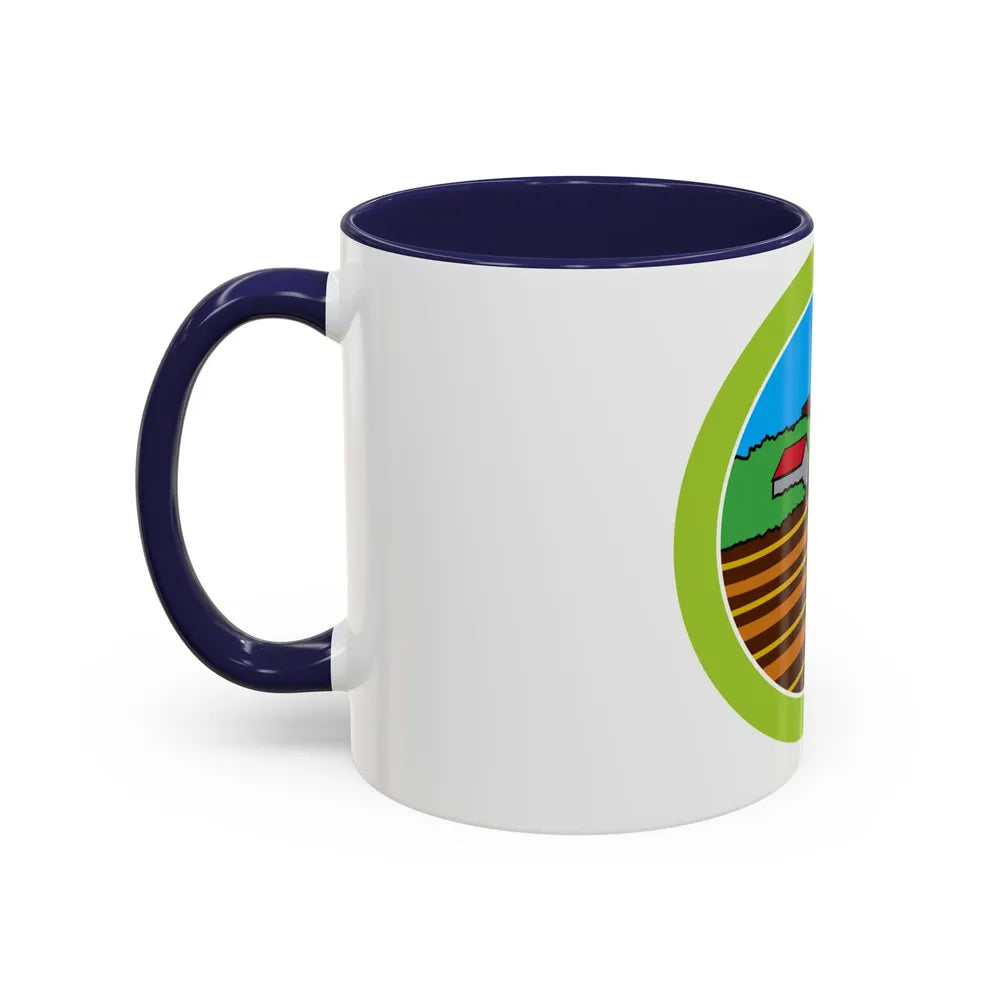 Soil Water Conservation (Boy Scout Merit Badge) Accent Coffee Mug - Go Mug Yourself