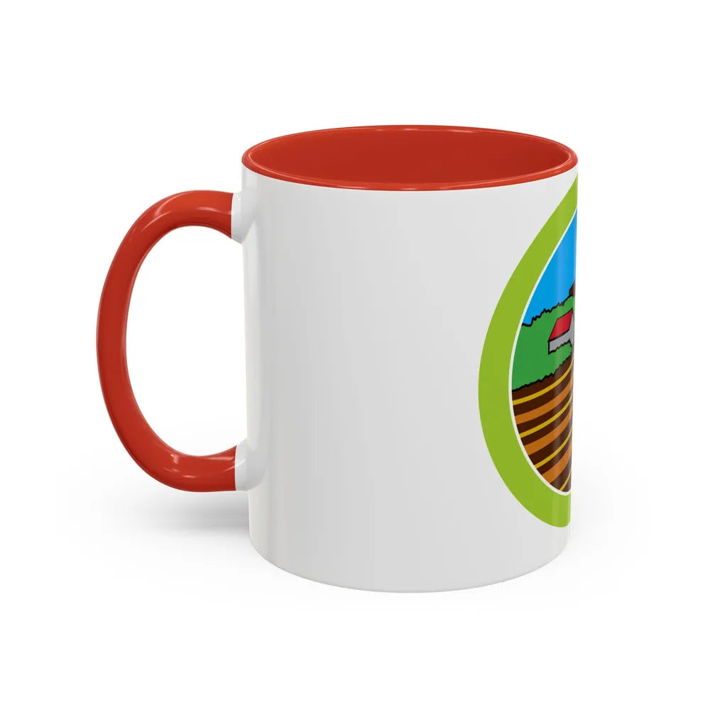 Soil Water Conservation (Boy Scout Merit Badge) Accent Coffee Mug - Go Mug Yourself