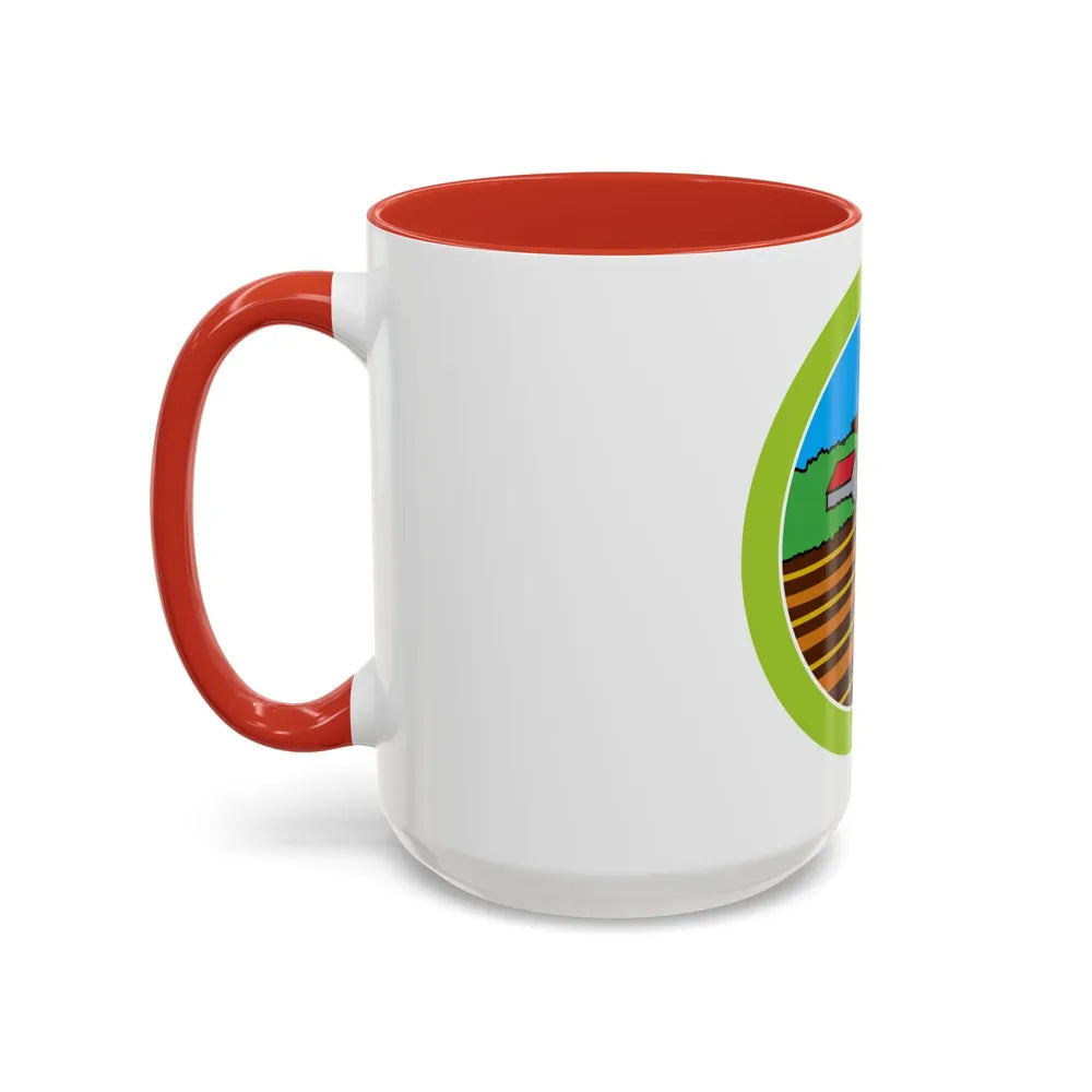 Soil Water Conservation (Boy Scout Merit Badge) Accent Coffee Mug - Go Mug Yourself