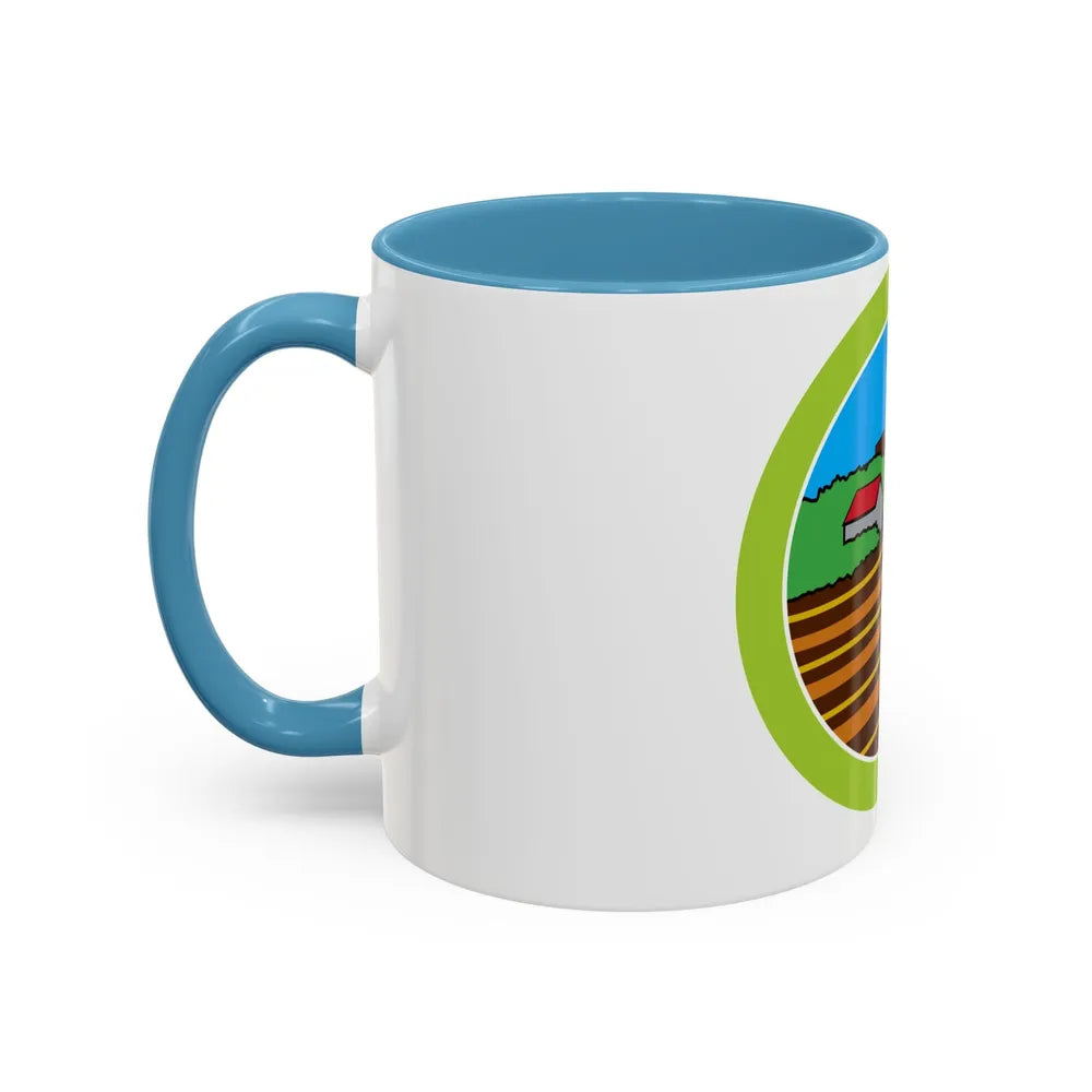 Soil Water Conservation (Boy Scout Merit Badge) Accent Coffee Mug - Go Mug Yourself