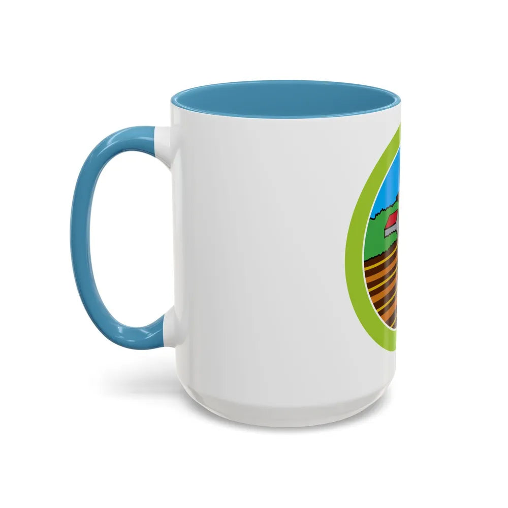 Soil Water Conservation (Boy Scout Merit Badge) Accent Coffee Mug - Go Mug Yourself