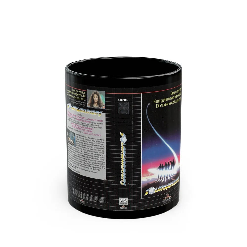 SOLARWARRIORS (VHS COVER) - Black Coffee Mug-11oz-Go Mug Yourself