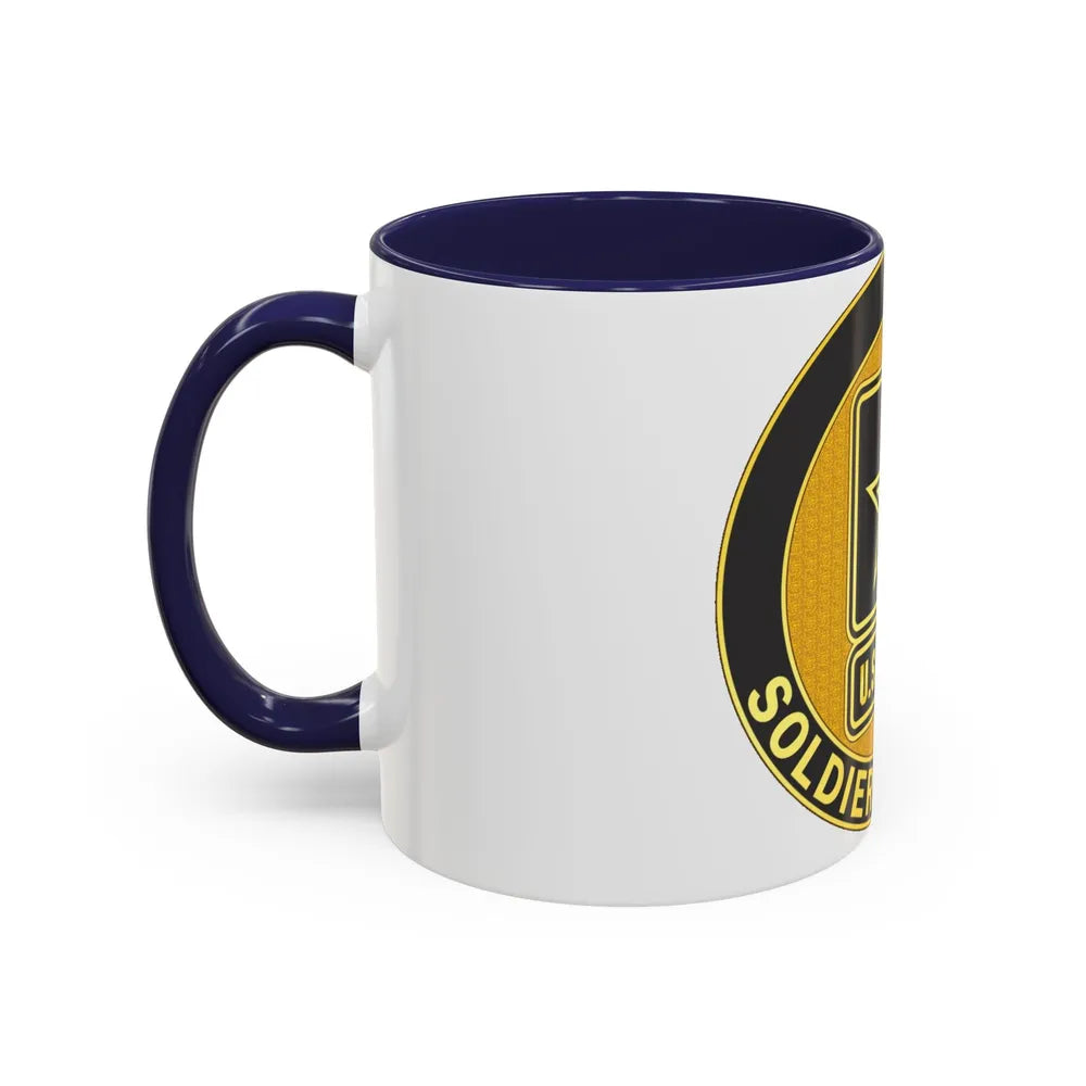 Soldier for Life Lapel Button (U.S. Army) Accent Coffee Mug - Go Mug Yourself