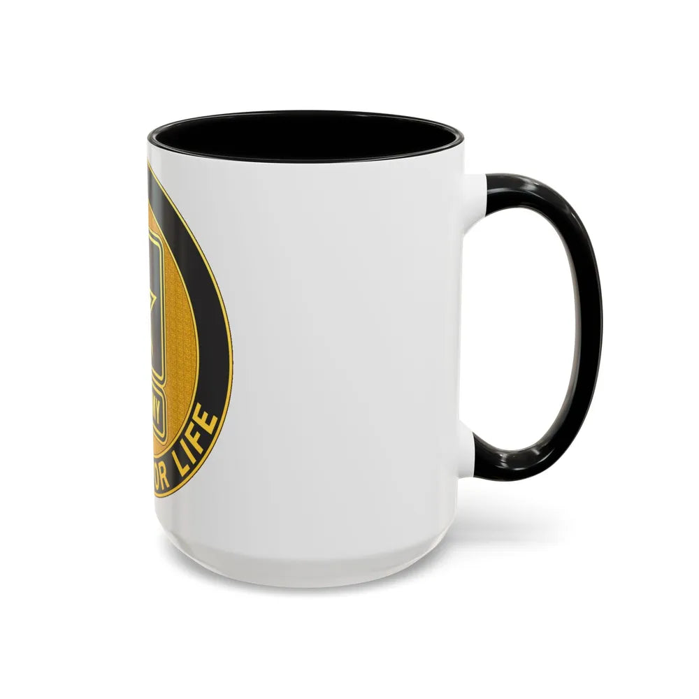 Soldier for Life Lapel Button (U.S. Army) Accent Coffee Mug - Go Mug Yourself