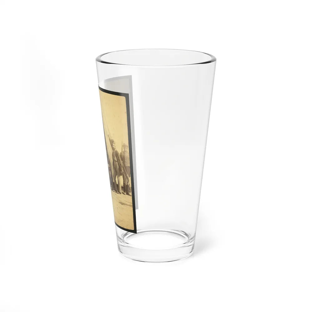 Soldiers Of The 79th New York At Camp (U.S. Civil War) Pint Glass 16oz-Go Mug Yourself