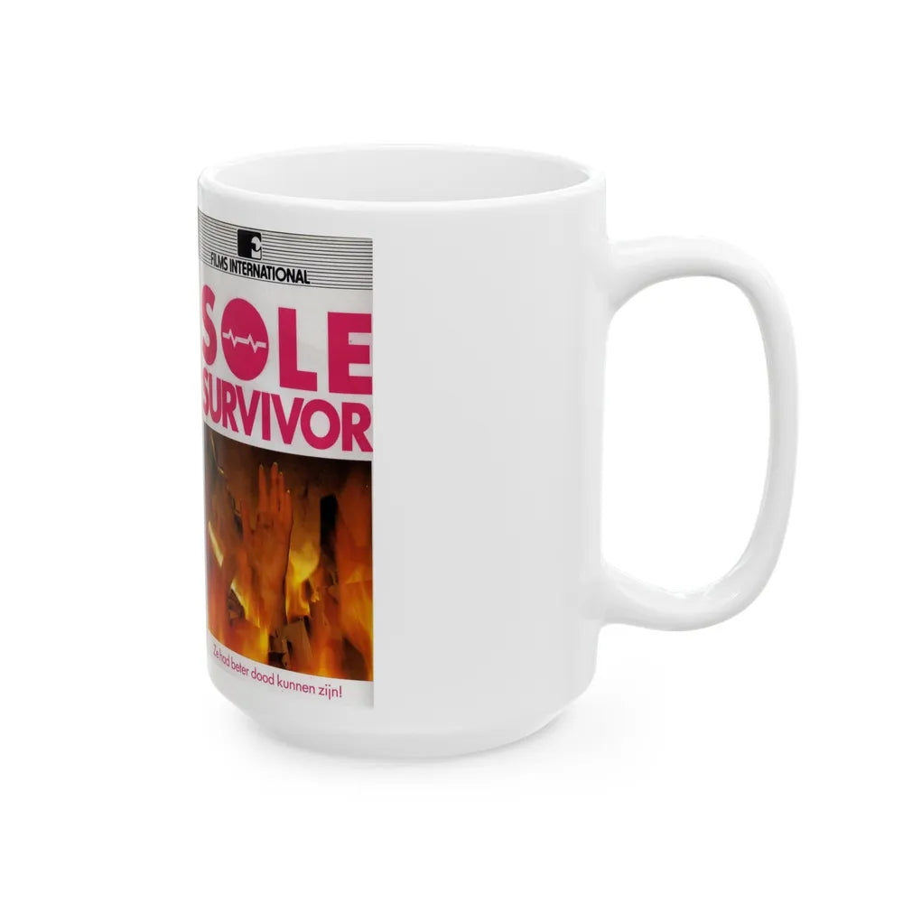 SOLE SURVIVOR FILMS INTERNATIONAL (VHS COVER) - White Coffee Mug-Go Mug Yourself