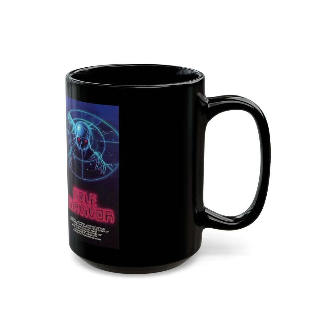 SOLE SURVIVOR (VHS COVER) - Black Coffee Mug-Go Mug Yourself