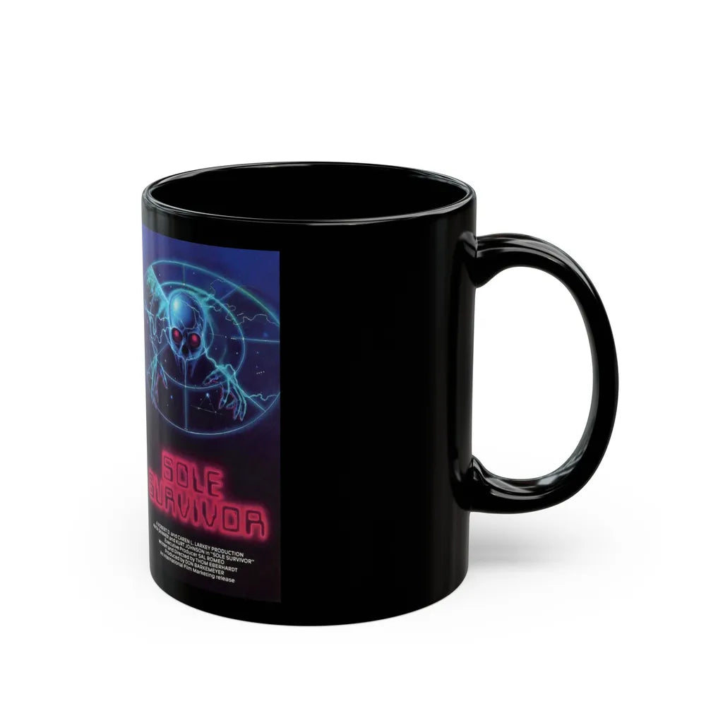 SOLE SURVIVOR (VHS COVER) - Black Coffee Mug-Go Mug Yourself