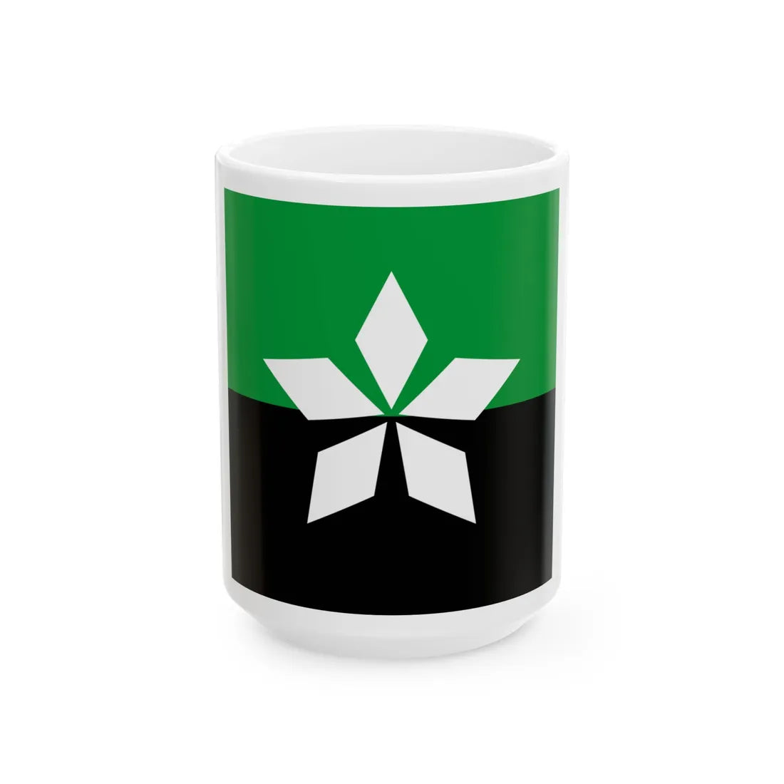 Soledar flag (Ukraine) White Coffee Mug 15oz - Go Mug Yourself