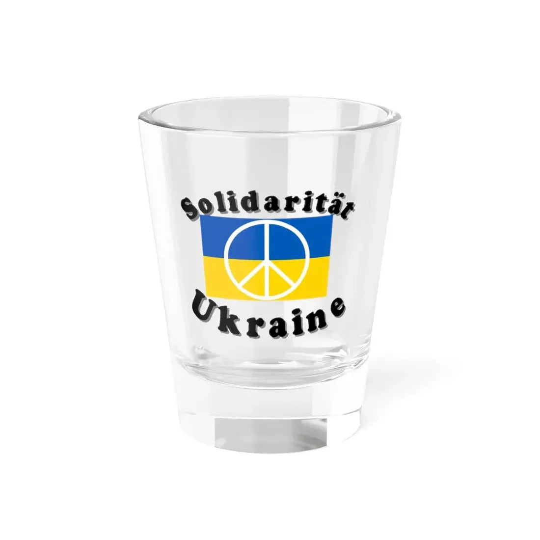 Solidaritat Ukraine (Ukraine) Shot Glass 1.5oz 1.5oz - Go Mug Yourself