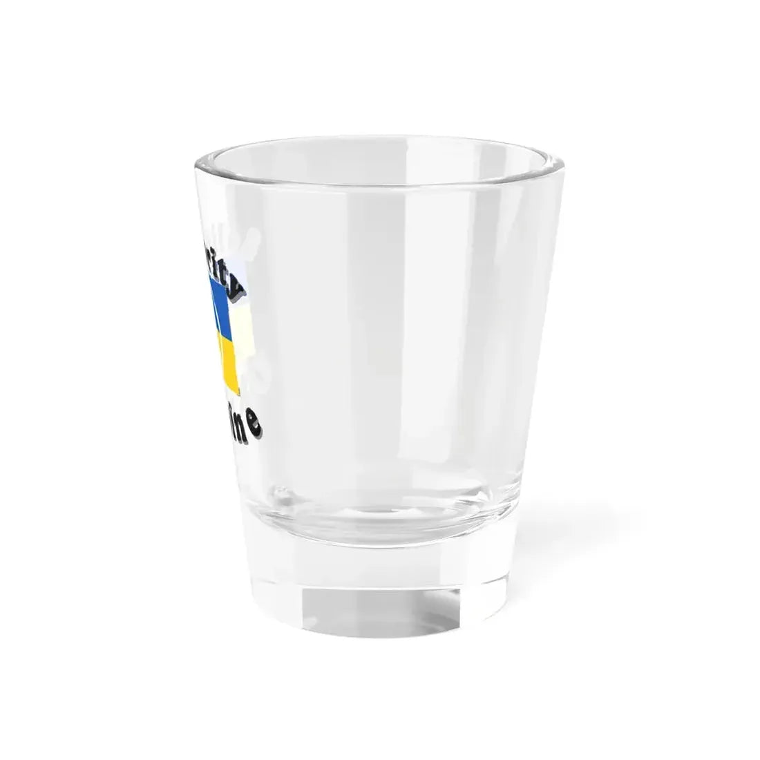 Solidarity Ukraine (Ukraine) Shot Glass 1.5oz - Go Mug Yourself
