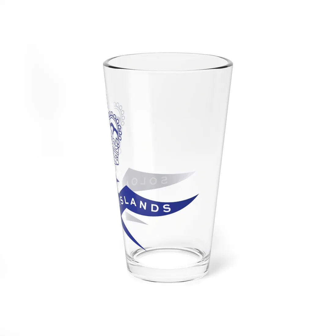 Solomon Islands Governor General Emblem (Solomon Islands) (Coat of Arms) Pint Glass 16oz - Go Mug Yourself