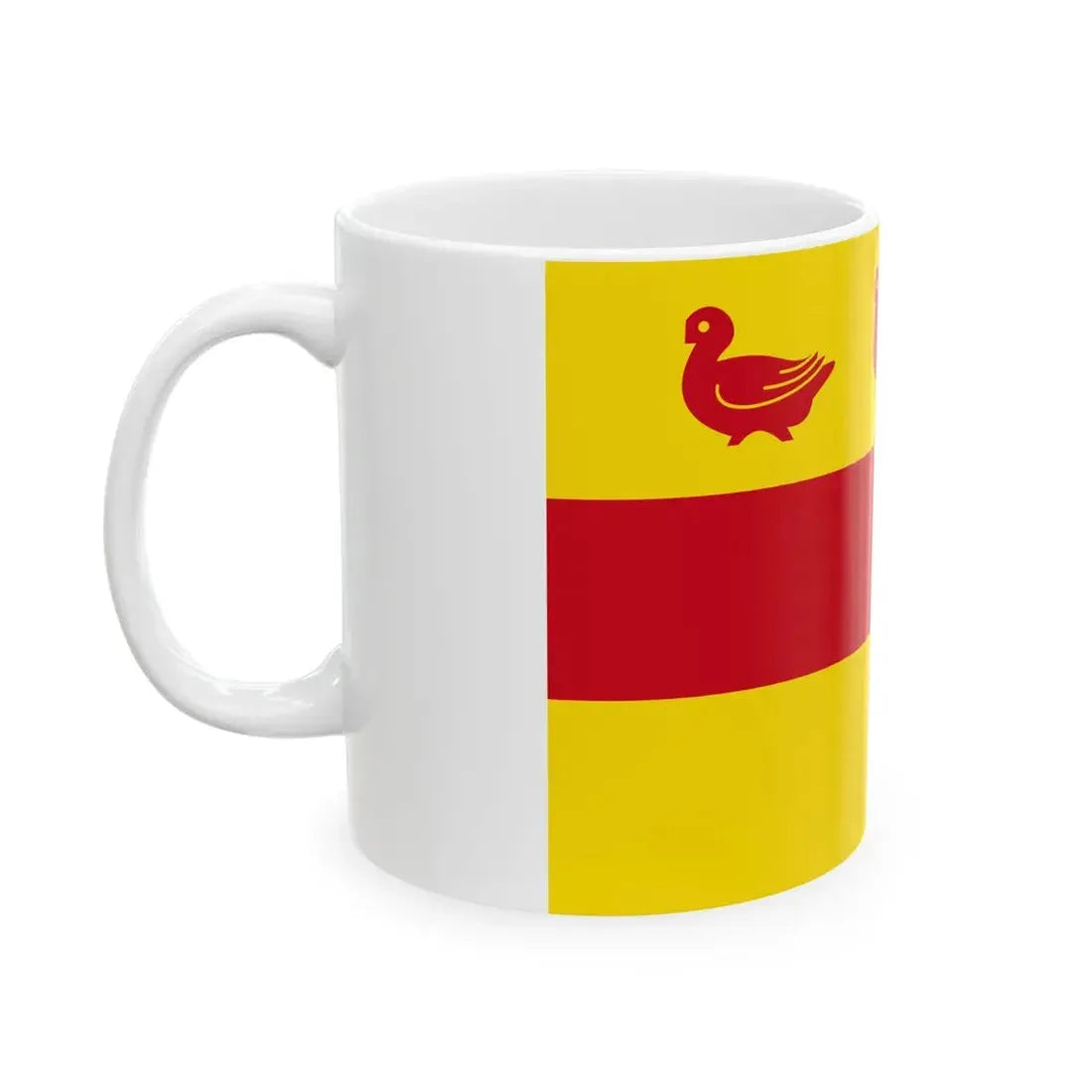 Sombreffe vlag (Belgium) White Coffee Mug - Go Mug Yourself