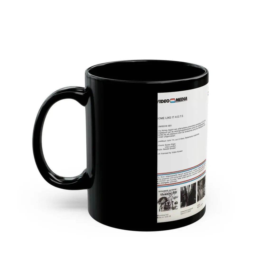 SOME LIKE IT HOTS (VHS COVER) - Black Coffee Mug - Go Mug Yourself