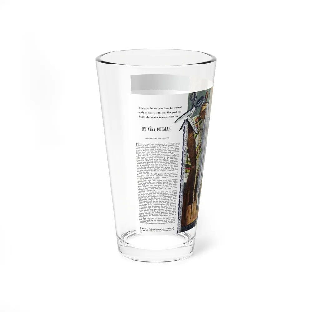 Someday I'll dance with you, Good Housekeeping, November 1943 (Magazine Illustration) Pint Glass 16oz - Go Mug Yourself