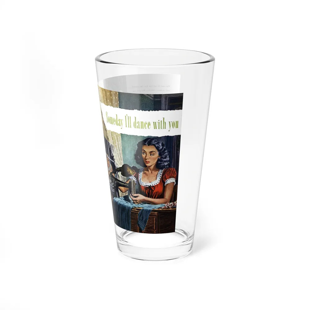Someday I'll dance with you, Good Housekeeping, November 1943 (Magazine Illustration) Pint Glass 16oz - Go Mug Yourself