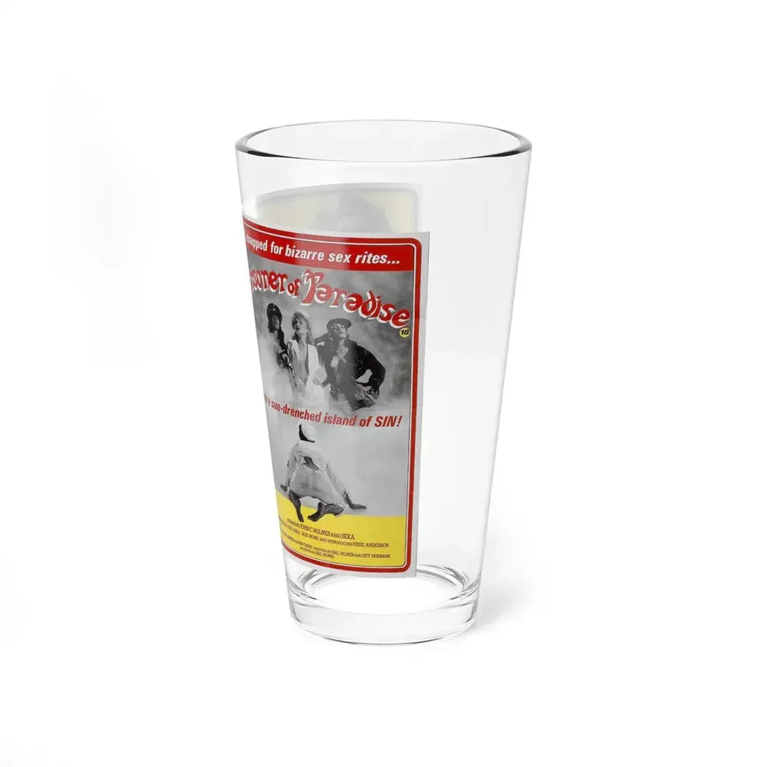 SOMETIME SWEET SUSAN + PRISONER OF PARADISE 1975 Movie Poster - Pint Glass 16oz - Go Mug Yourself
