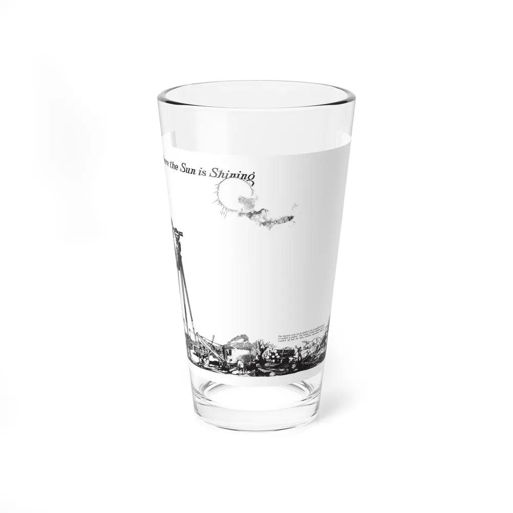 Somewhere the Sun is Shining, Collier's, March 10, 1928 (Magazine Illustration) Pint Glass 16oz 16oz - Go Mug Yourself