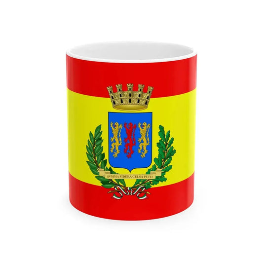 Somma Lombardo-Bandiera-Vecchia (Italy) White Coffee Mug 11oz - Go Mug Yourself