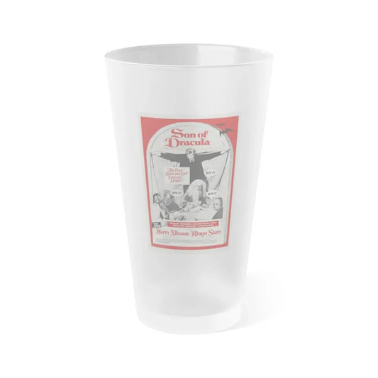 SON OF DRACULA 1974 Movie Poster - Frosted Pint Glass 16oz 16oz Frosted - Go Mug Yourself