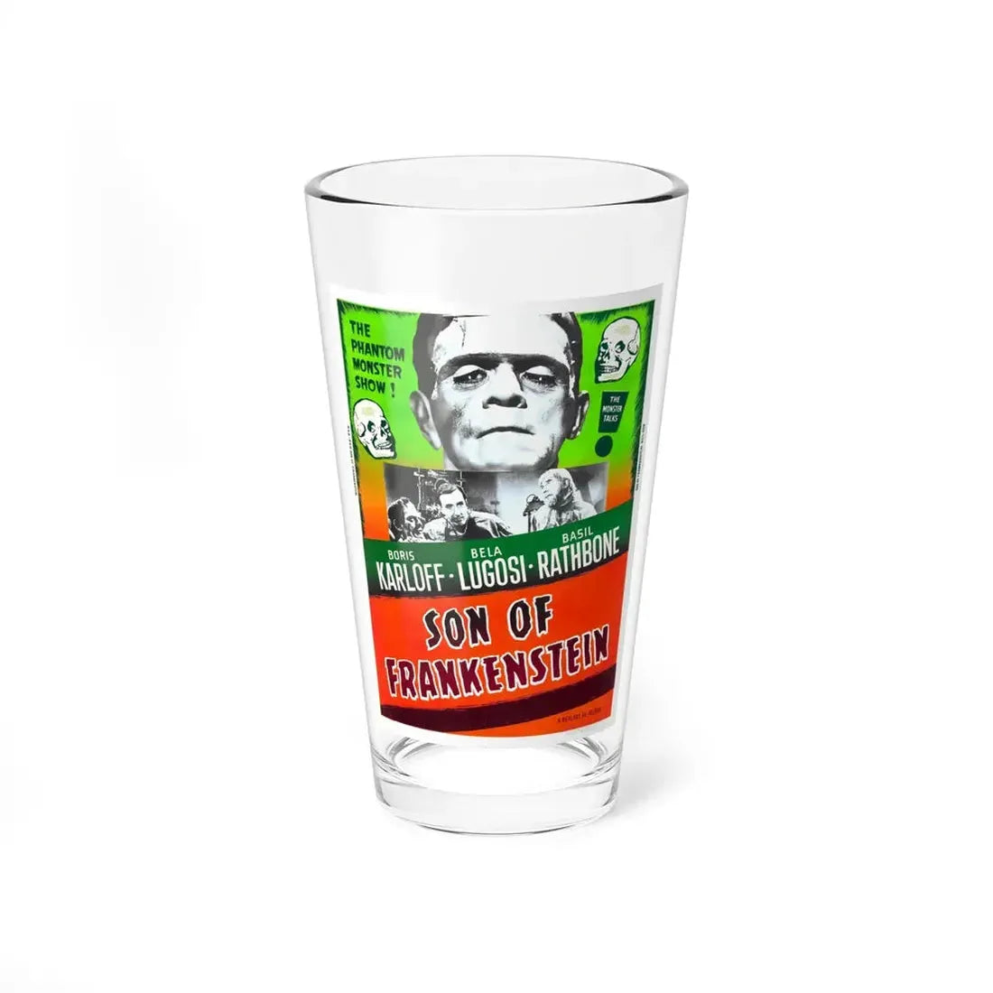 SON OF FRANKENSTEIN (3) 1939 Movie Poster - Pint Glass 16oz 16oz - Go Mug Yourself