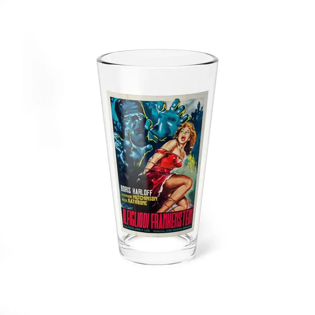 SON OF FRANKENSTEIN (ITALIAN) 2 1939 Movie Poster - Pint Glass 16oz 16oz - Go Mug Yourself
