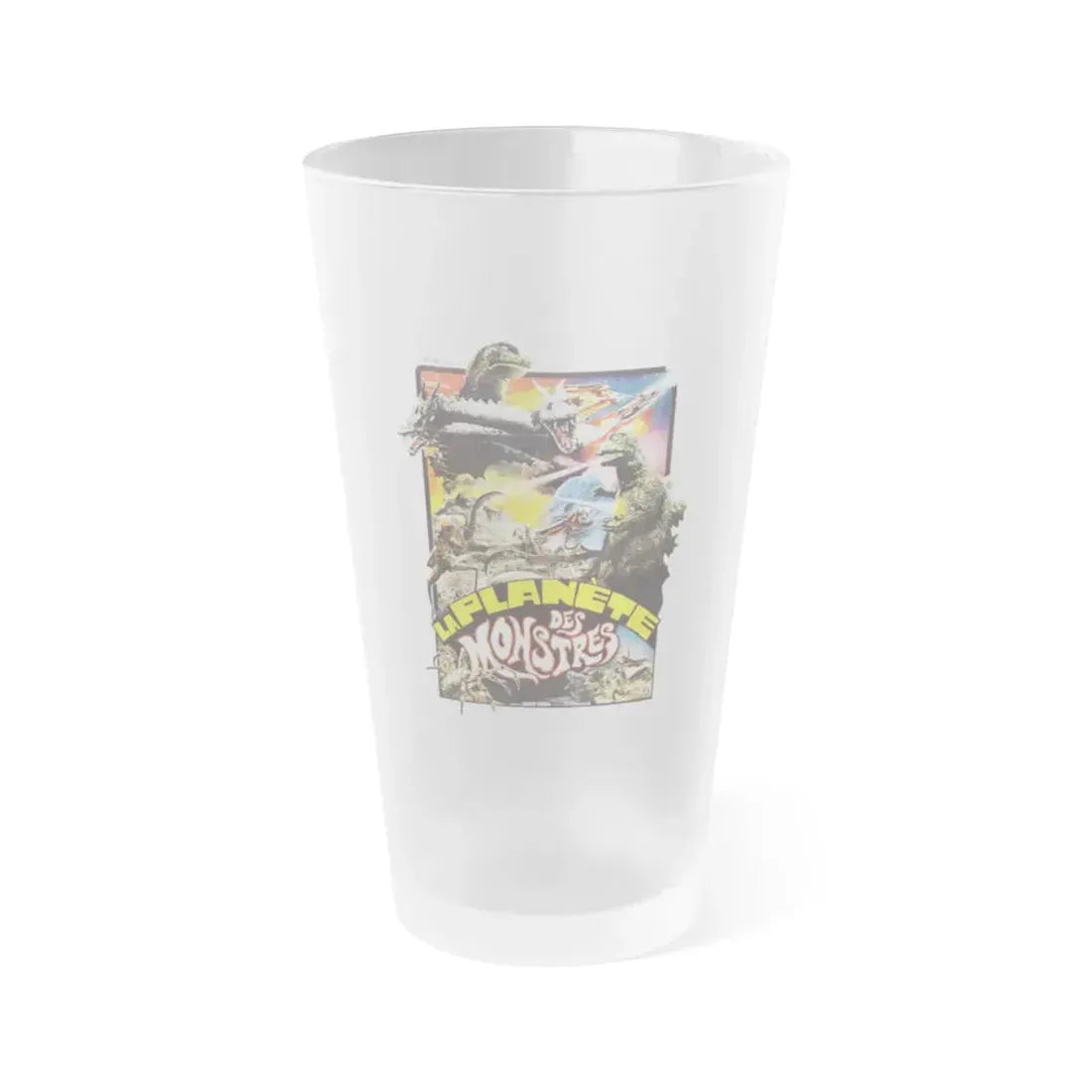 SON OF GODZILLA (2) 1967 Movie Poster - Frosted Pint Glass 16oz 16oz Frosted - Go Mug Yourself