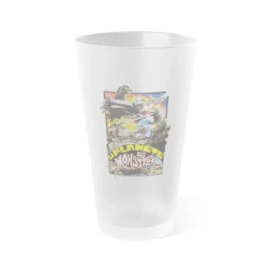SON OF GODZILLA (2) 1967 Movie Poster - Frosted Pint Glass 16oz 16oz Frosted - Go Mug Yourself