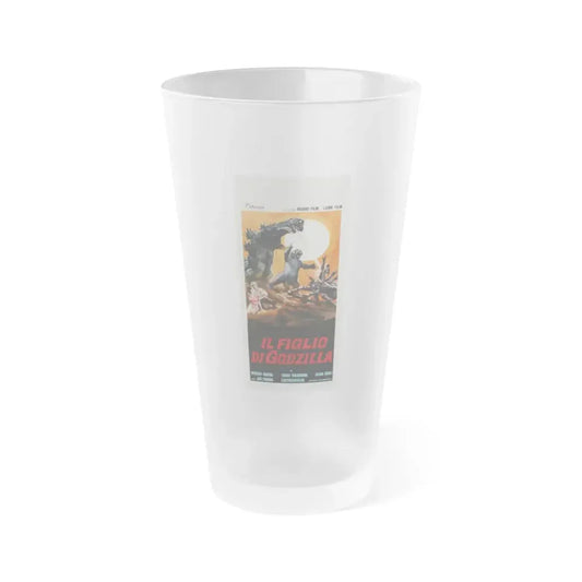 SON OF GODZILLA (ITALIAN) 1967 Movie Poster - Frosted Pint Glass 16oz 16oz Frosted - Go Mug Yourself