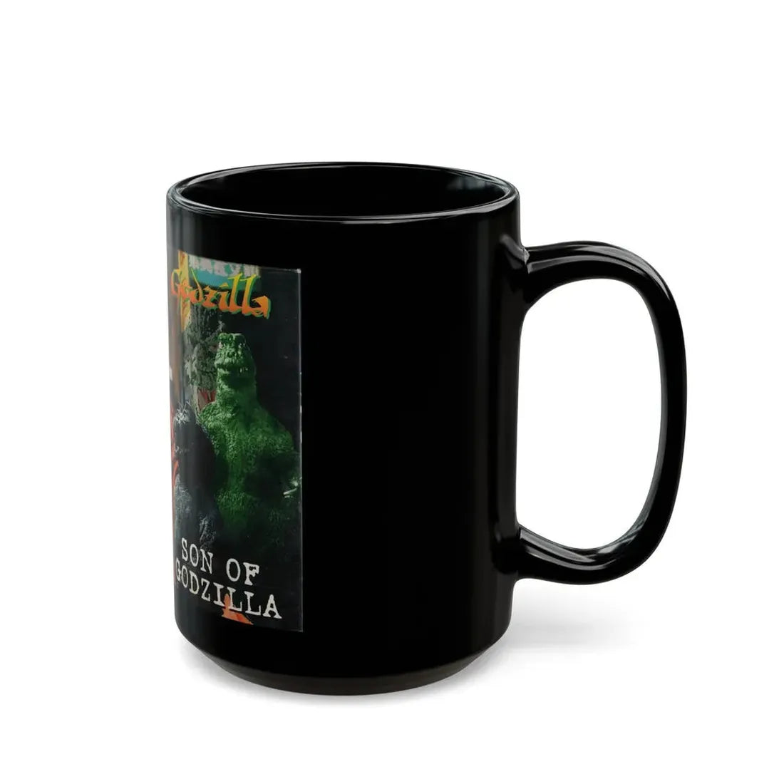 SON OF GODZILLA (VHS COVER) - Black Coffee Mug - Go Mug Yourself