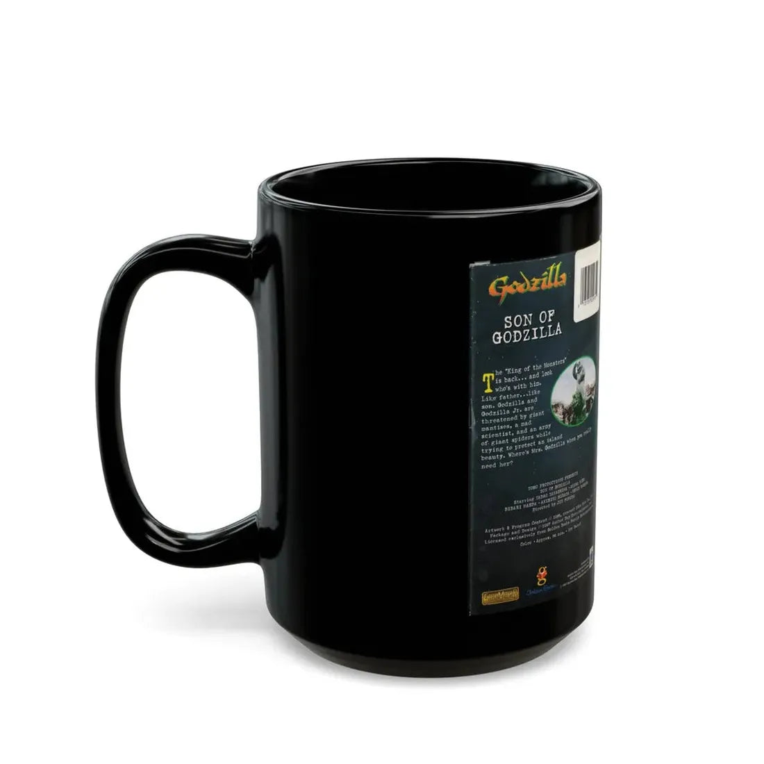 SON OF GODZILLA (VHS COVER) - Black Coffee Mug - Go Mug Yourself