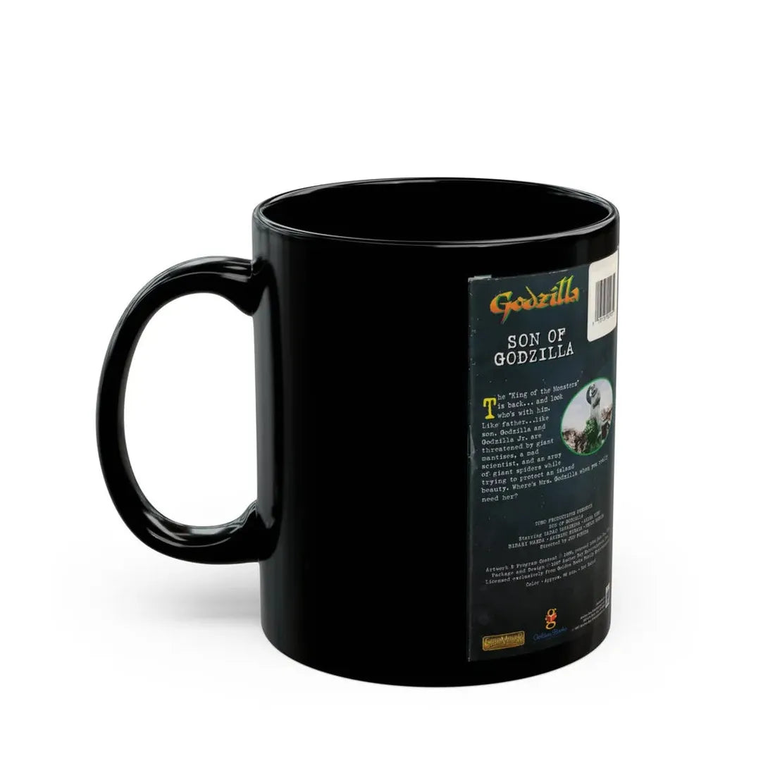 SON OF GODZILLA (VHS COVER) - Black Coffee Mug - Go Mug Yourself