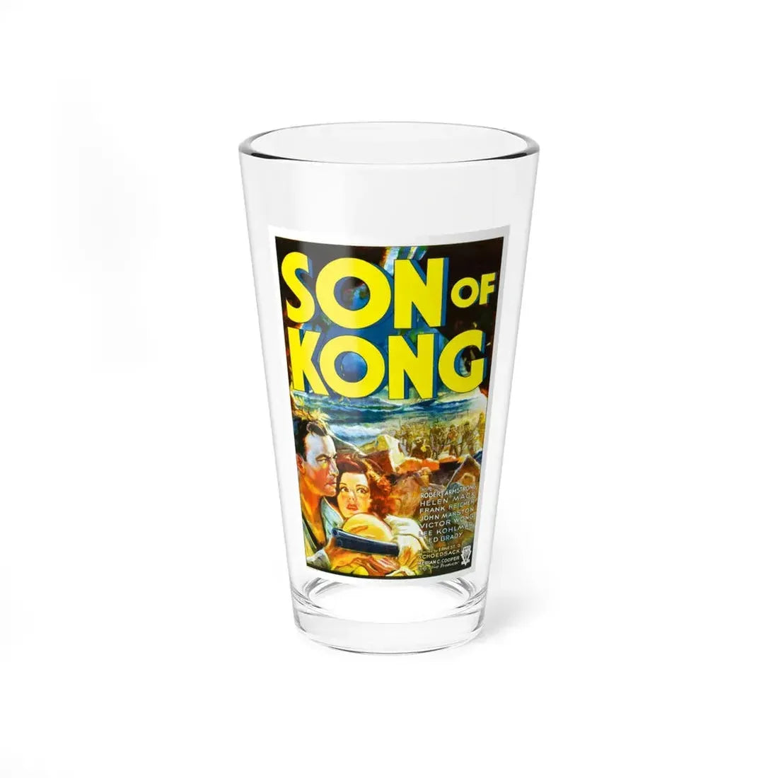 SON OF KONG 1933 Movie Poster - Pint Glass 16oz 16oz - Go Mug Yourself