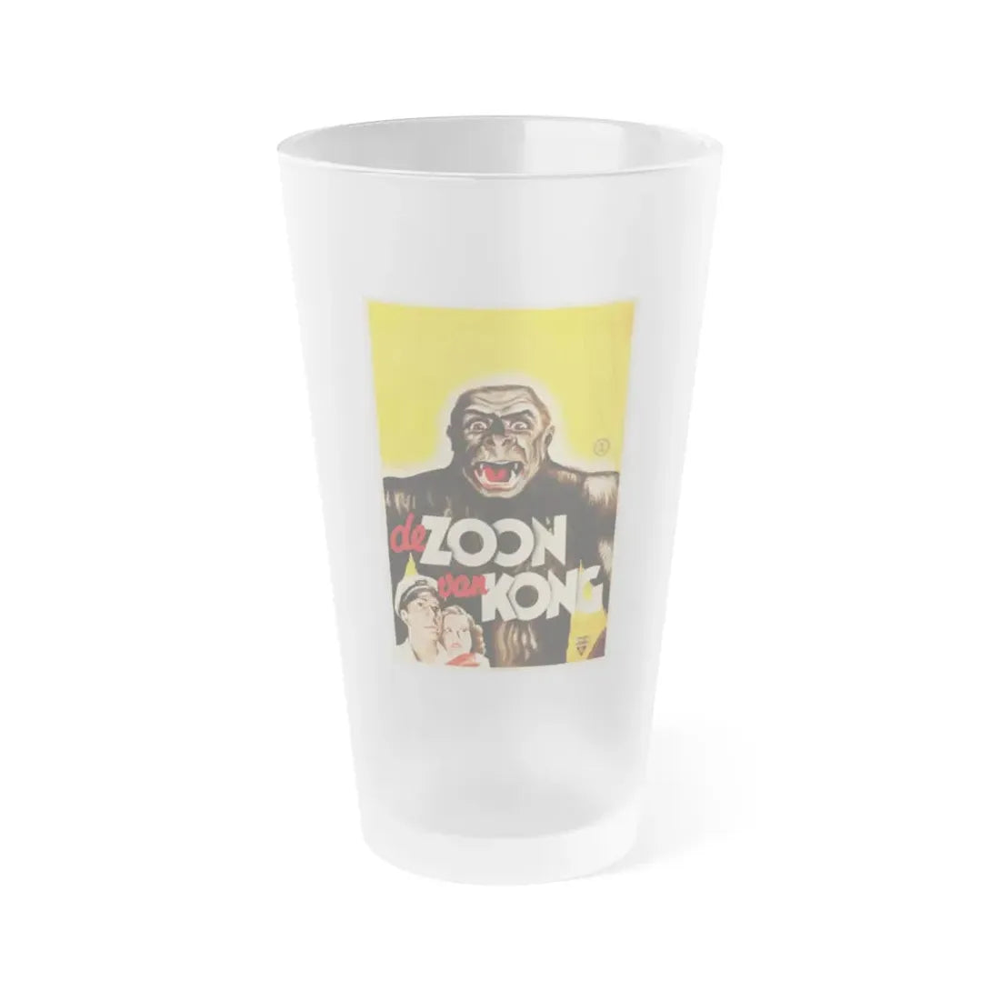 SON OF KONG (DUTCH) 1933 Movie Poster - Frosted Pint Glass 16oz 16oz Frosted - Go Mug Yourself