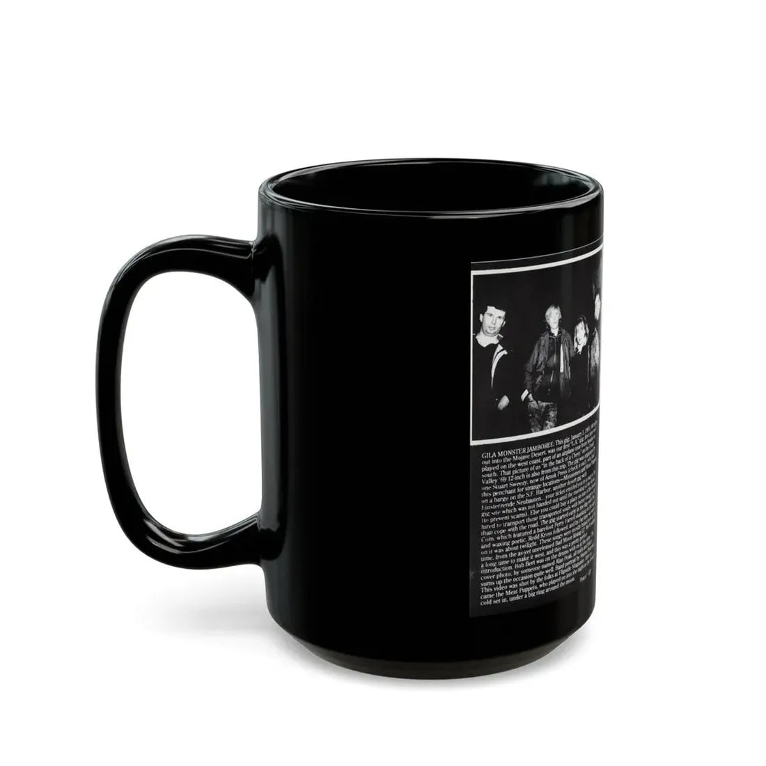SONIC YOUTH GILA MONSTER JAMBOREE (VHS COVER) - Black Coffee Mug - Go Mug Yourself