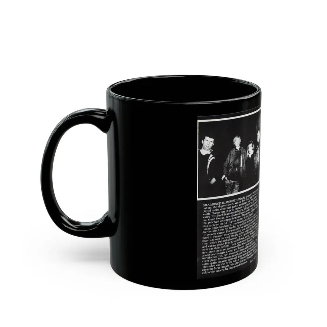 SONIC YOUTH GILA MONSTER JAMBOREE (VHS COVER) - Black Coffee Mug - Go Mug Yourself