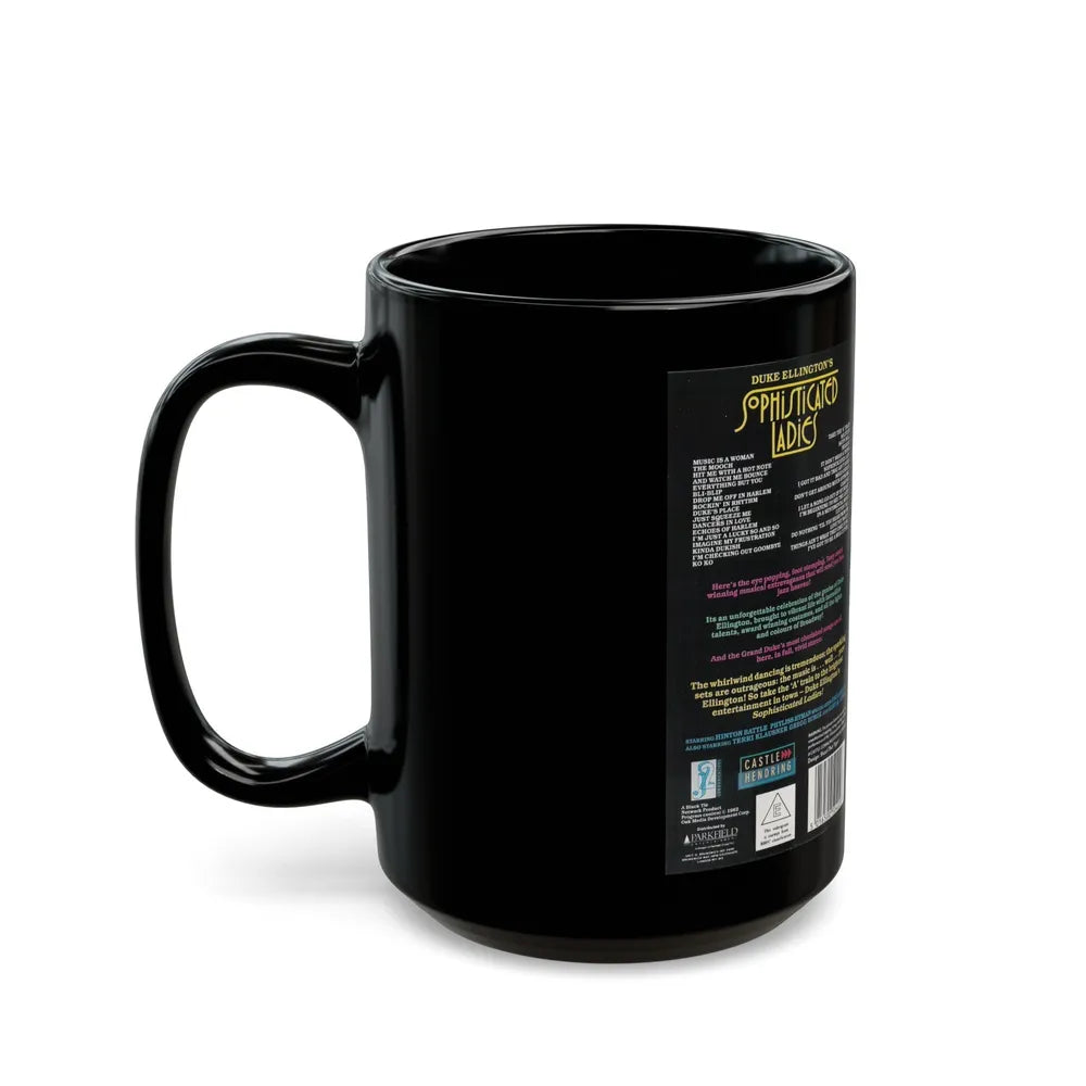 SOPHISTICATED LADIES (VHS COVER) - Black Coffee Mug-Go Mug Yourself