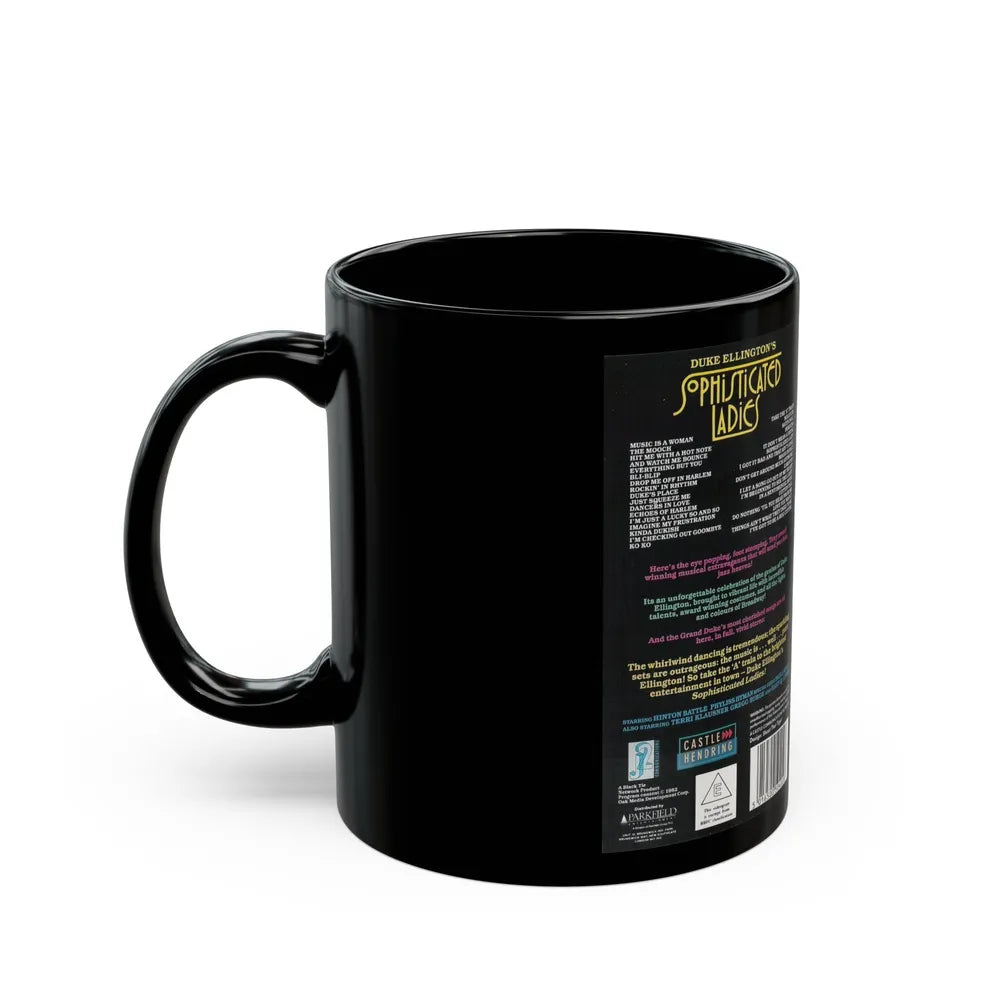 SOPHISTICATED LADIES (VHS COVER) - Black Coffee Mug-Go Mug Yourself