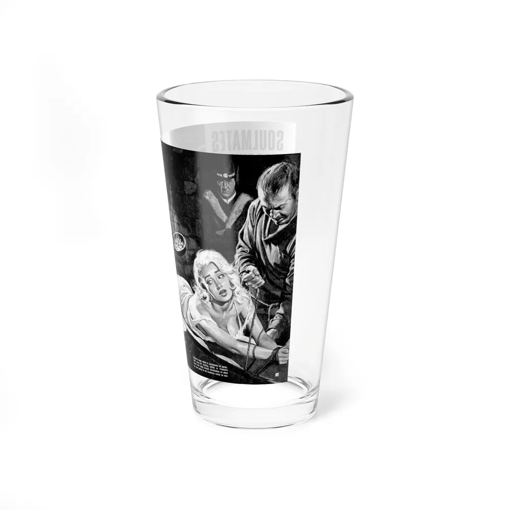 Soulmaters Of Agony For France's Monster King, New Man, June 1970 (Magazine Illustration) Pint Glass 16oz - Go Mug Yourself