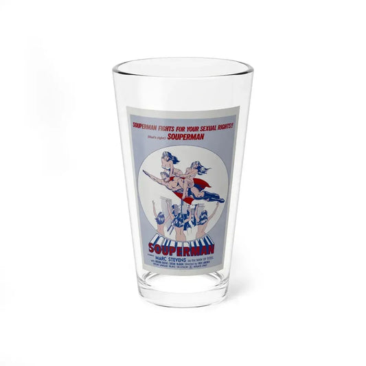 SOUPERMAN 1976 Movie Poster - Pint Glass 16oz 16oz - Go Mug Yourself