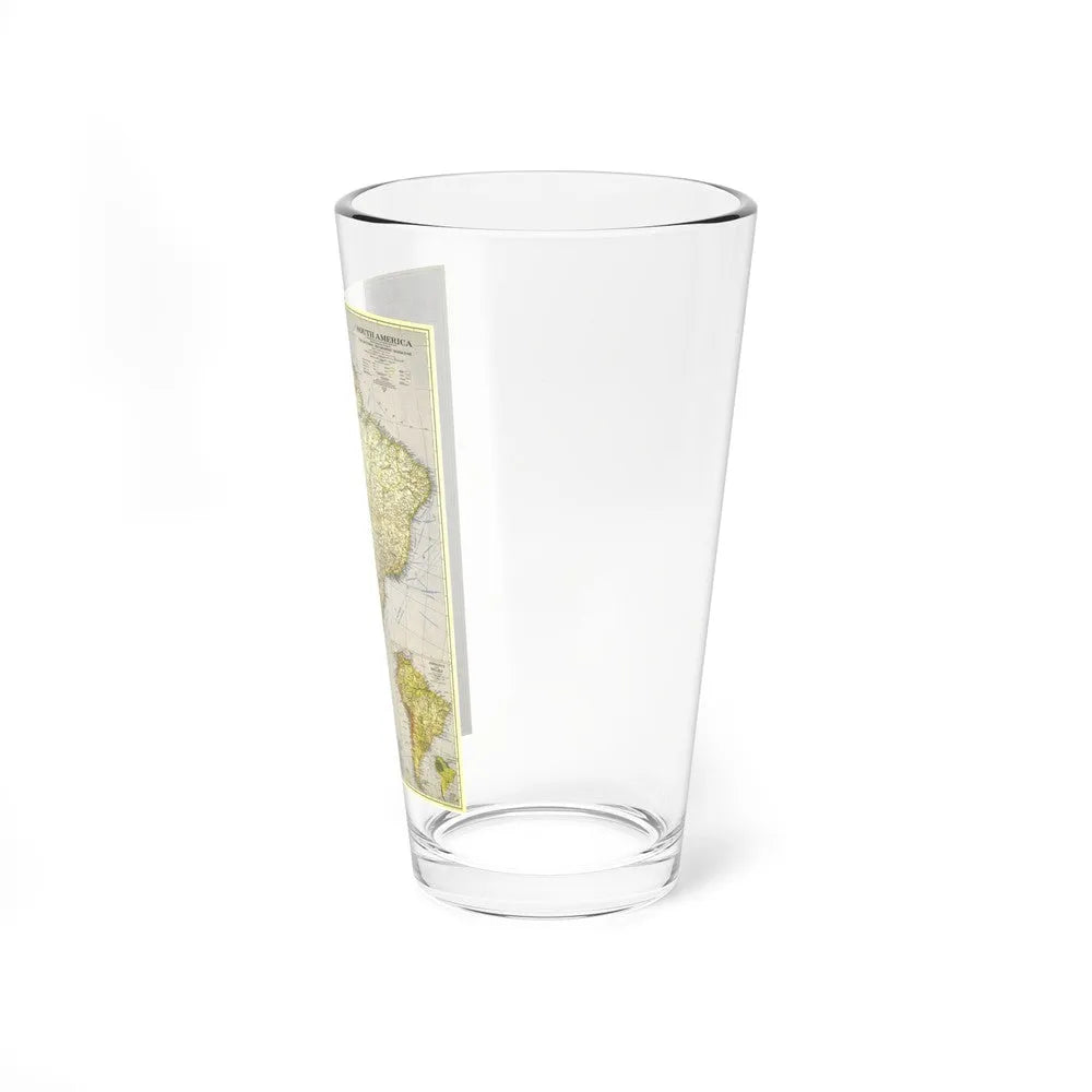 South America (1937) (Map) Pint Glass 16oz-Go Mug Yourself