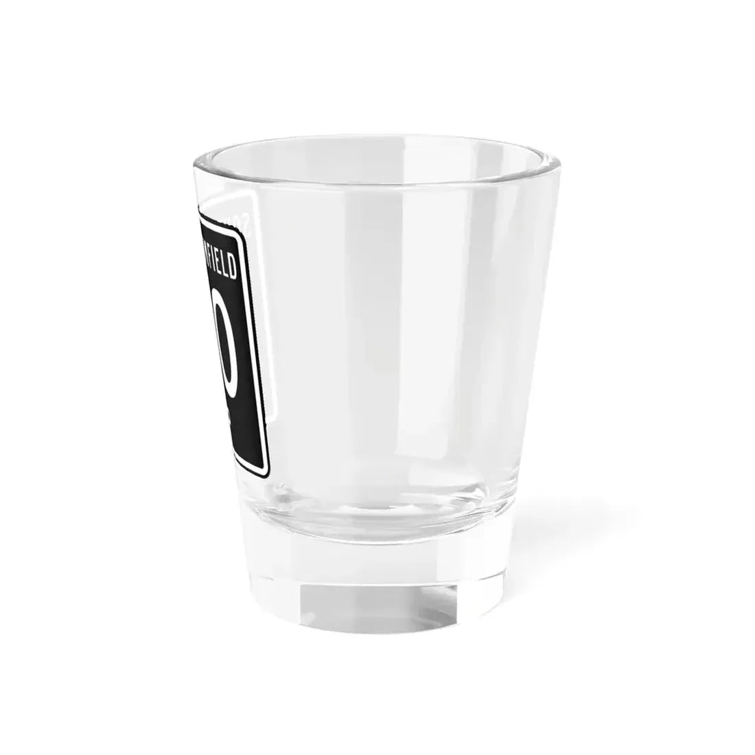 South Bloomfield Township Route 190 Morrow County Ohio (Ohio) (Road Sign) Shot Glass 1.5oz - Go Mug Yourself