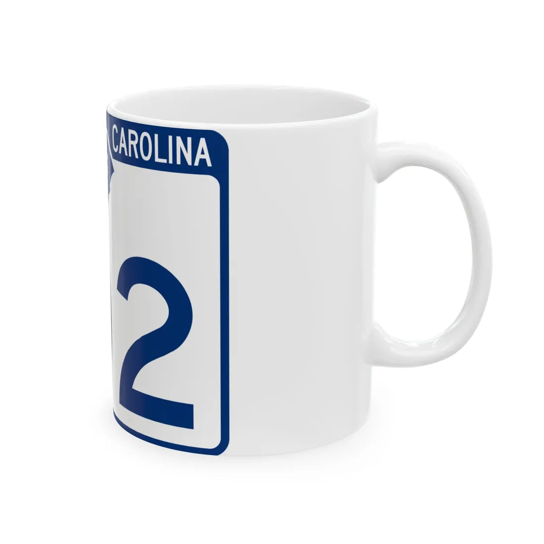 South Carolina 102 (South Carolina) (Road Sign) White Coffee Mug - Go Mug Yourself