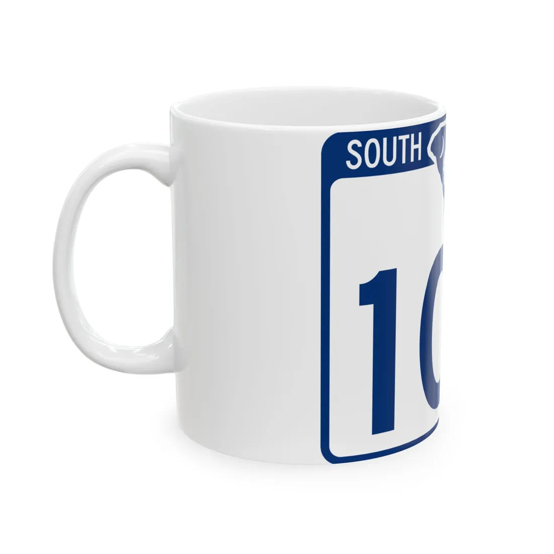 South Carolina 103 (South Carolina) (Road Sign) White Coffee Mug - Go Mug Yourself