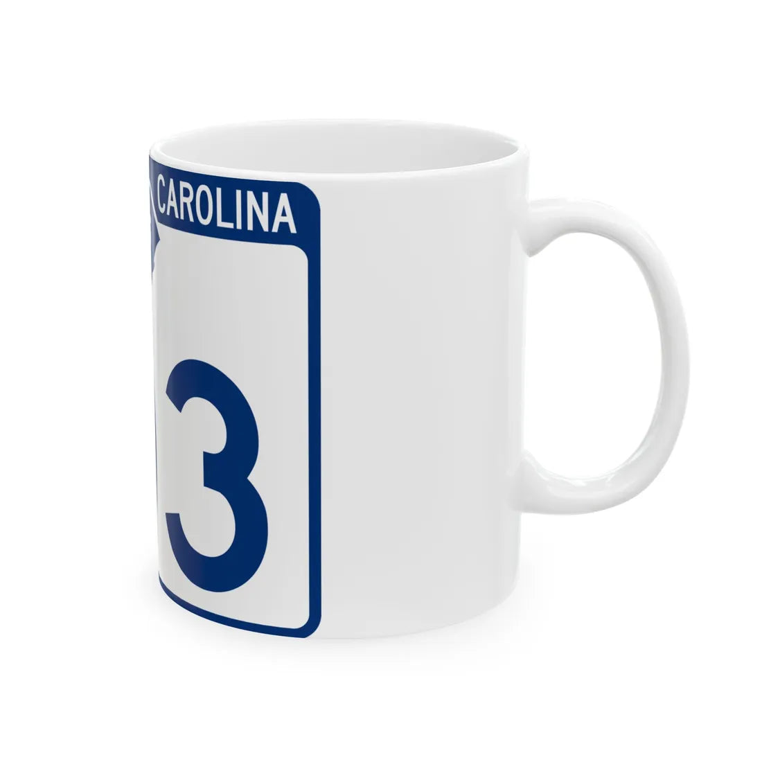 South Carolina 103 (South Carolina) (Road Sign) White Coffee Mug - Go Mug Yourself