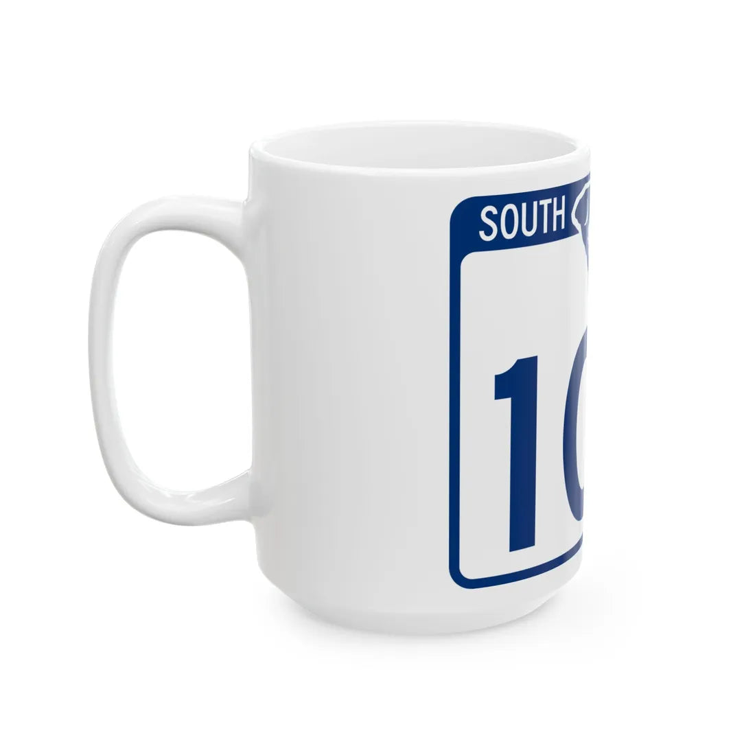 South Carolina 103 (South Carolina) (Road Sign) White Coffee Mug - Go Mug Yourself