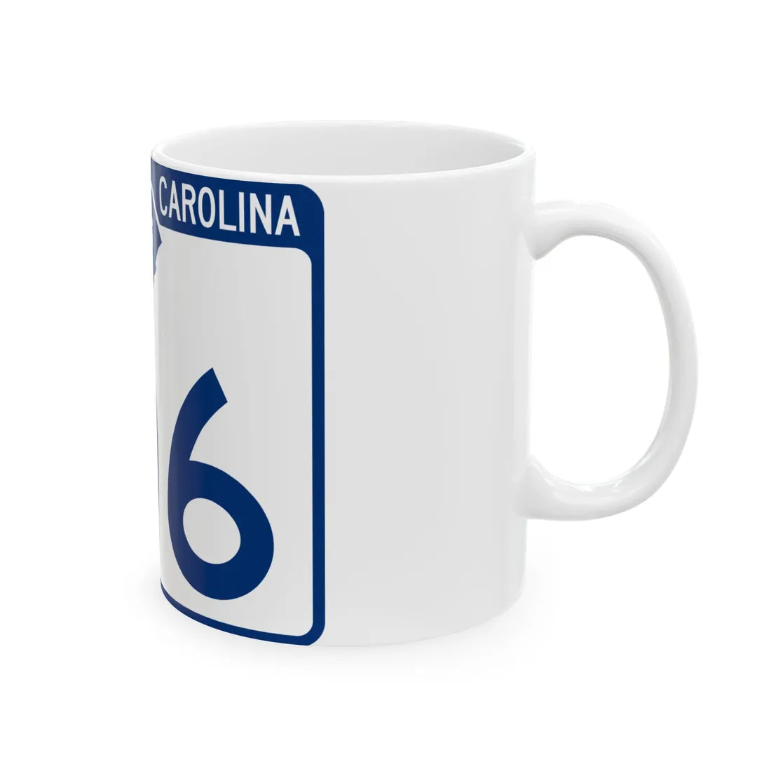 South Carolina 106 (South Carolina) (Road Sign) White Coffee Mug - Go Mug Yourself
