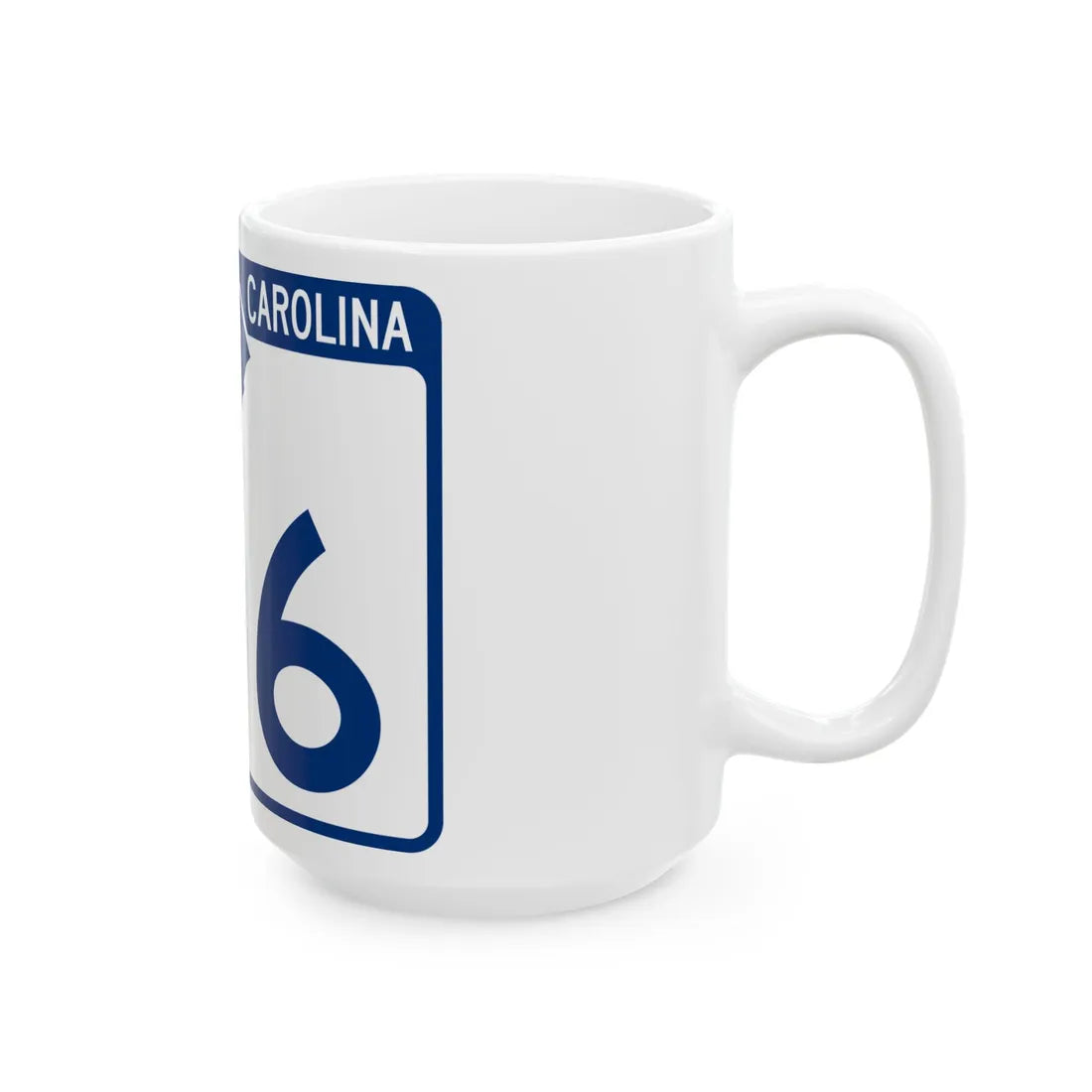South Carolina 106 (South Carolina) (Road Sign) White Coffee Mug - Go Mug Yourself