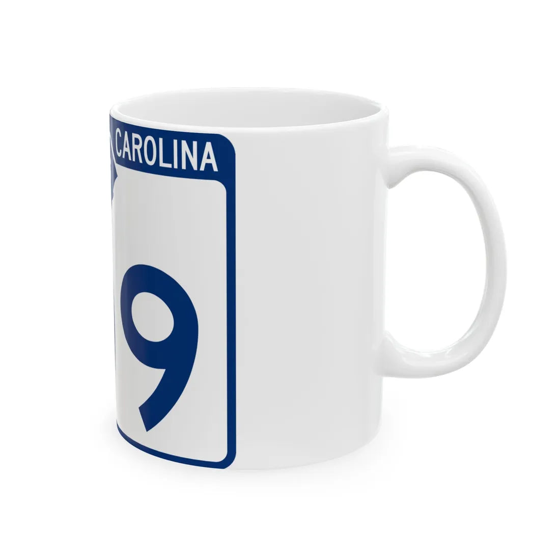 South Carolina 109 (South Carolina) (Road Sign) White Coffee Mug - Go Mug Yourself