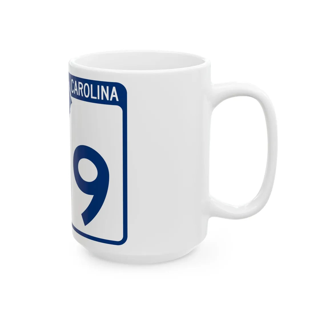 South Carolina 109 (South Carolina) (Road Sign) White Coffee Mug - Go Mug Yourself